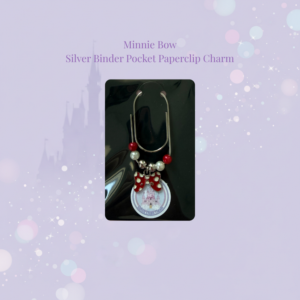 πβ¨ Bow Binder Pocket Charms β¨π | Gold & Silver Paperclip