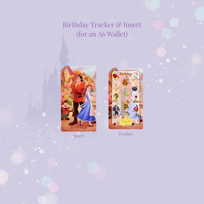 ✨🌹 Tale as Old as Time | Magical Savings Challenge Trackers 🌹✨