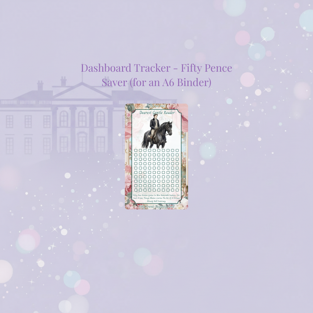 🌹👑 Bridgerton Coin & Notes Savings Tracker 👑🌹