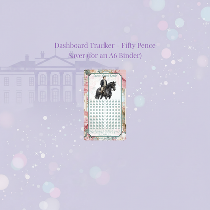 🌹👑 Bridgerton Coin & Notes Savings Tracker 👑🌹