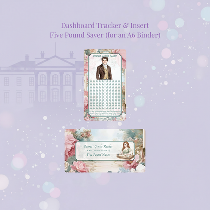 🌹👑 Bridgerton Coin & Notes Savings Tracker 👑🌹