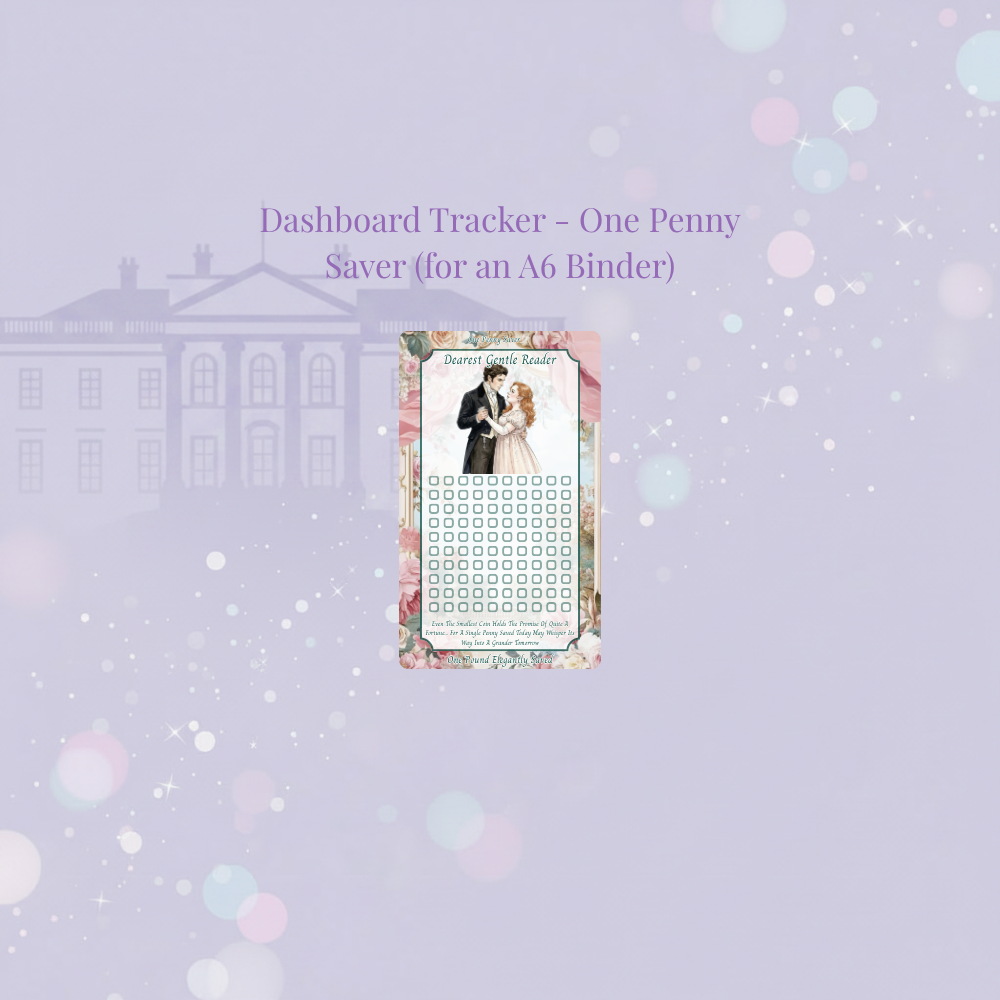 🌹👑 Bridgerton Coin & Notes Savings Tracker 👑🌹