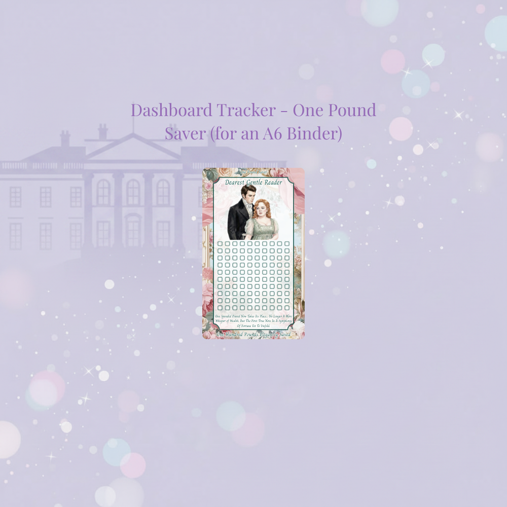 🌹👑 Bridgerton Coin & Notes Savings Tracker 👑🌹