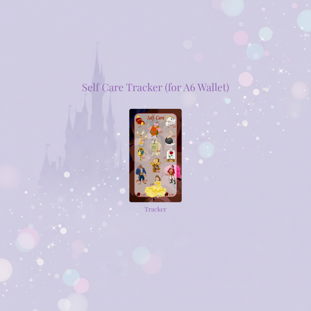 ✨🌹 Tale as Old as Time | Magical Savings Challenge Trackers 🌹✨