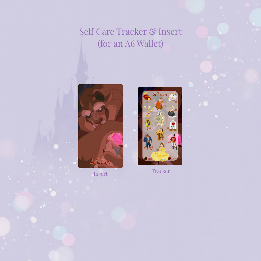 ✨🌹 Tale as Old as Time | Magical Savings Challenge Trackers 🌹✨