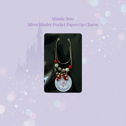 🎀✨ Bow Binder Pocket Charms ✨🎀 | Gold & Silver Paperclip
