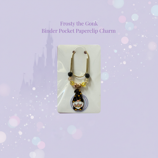 🪆✨ Seasonal Gonk Binder Pocket Charms ✨🪆 | Gold Paperclip