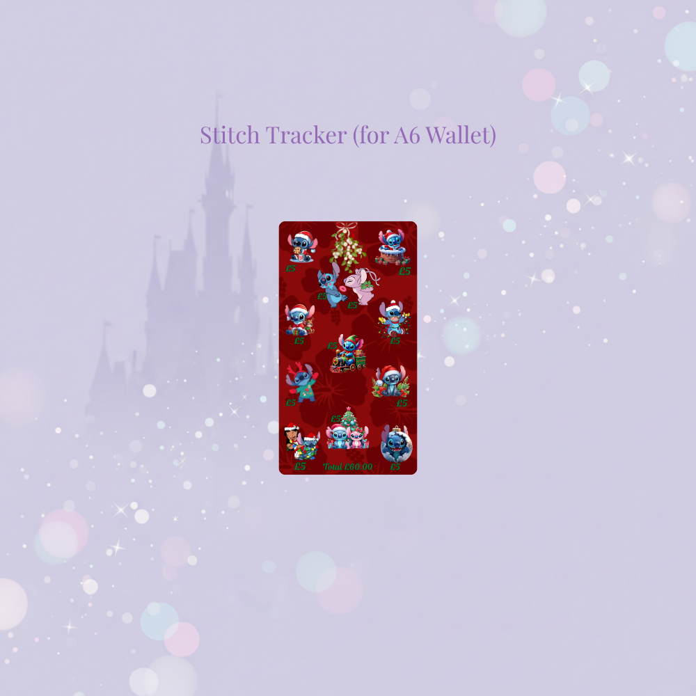 🎄💙 Stitch Christmas Savings Tracker 💙🎄
