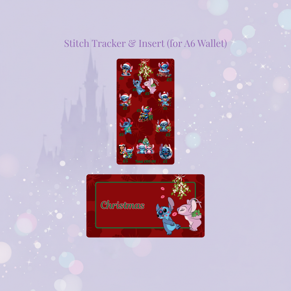 🎄💙 Stitch Christmas Savings Tracker 💙🎄