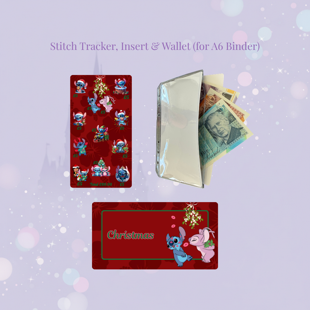 🎄💙 Stitch Christmas Savings Tracker 💙🎄
