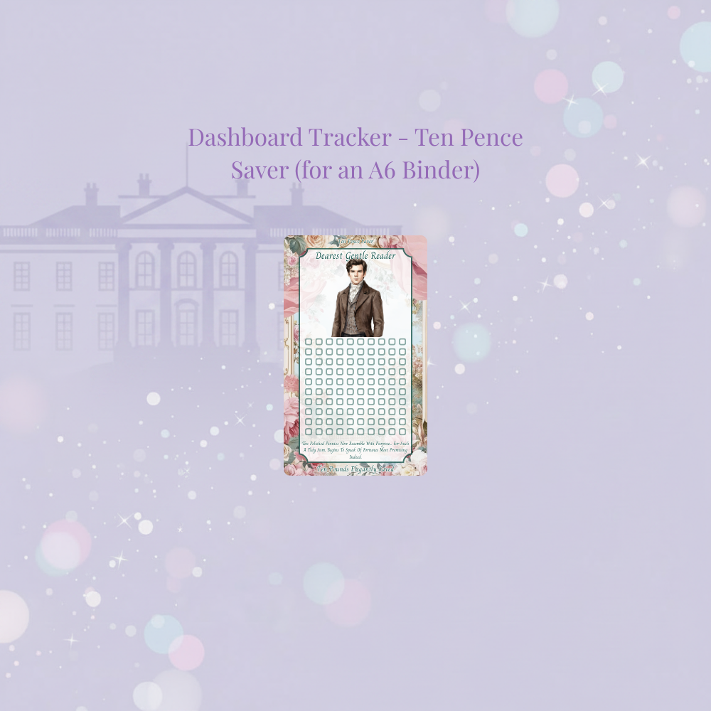 🌹👑 Bridgerton Coin & Notes Savings Tracker 👑🌹