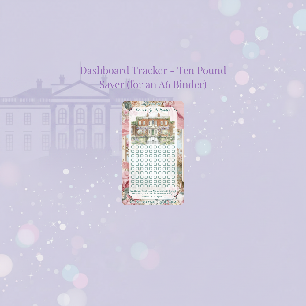 🌹👑 Bridgerton Coin & Notes Savings Tracker 👑🌹