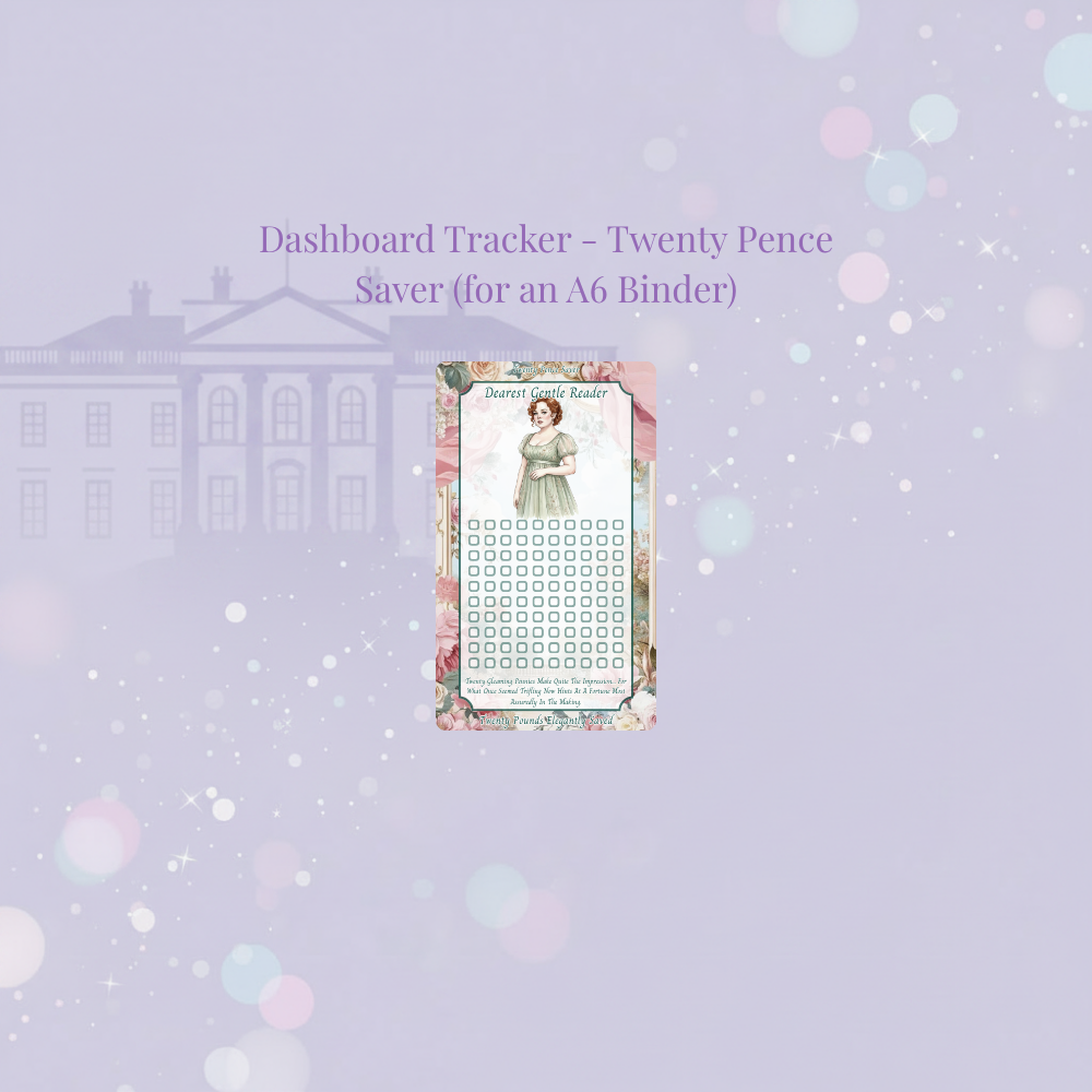 🌹👑 Bridgerton Coin & Notes Savings Tracker 👑🌹