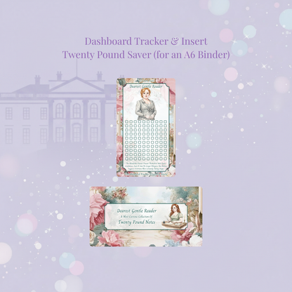 🌹👑 Bridgerton Coin & Notes Savings Tracker 👑🌹