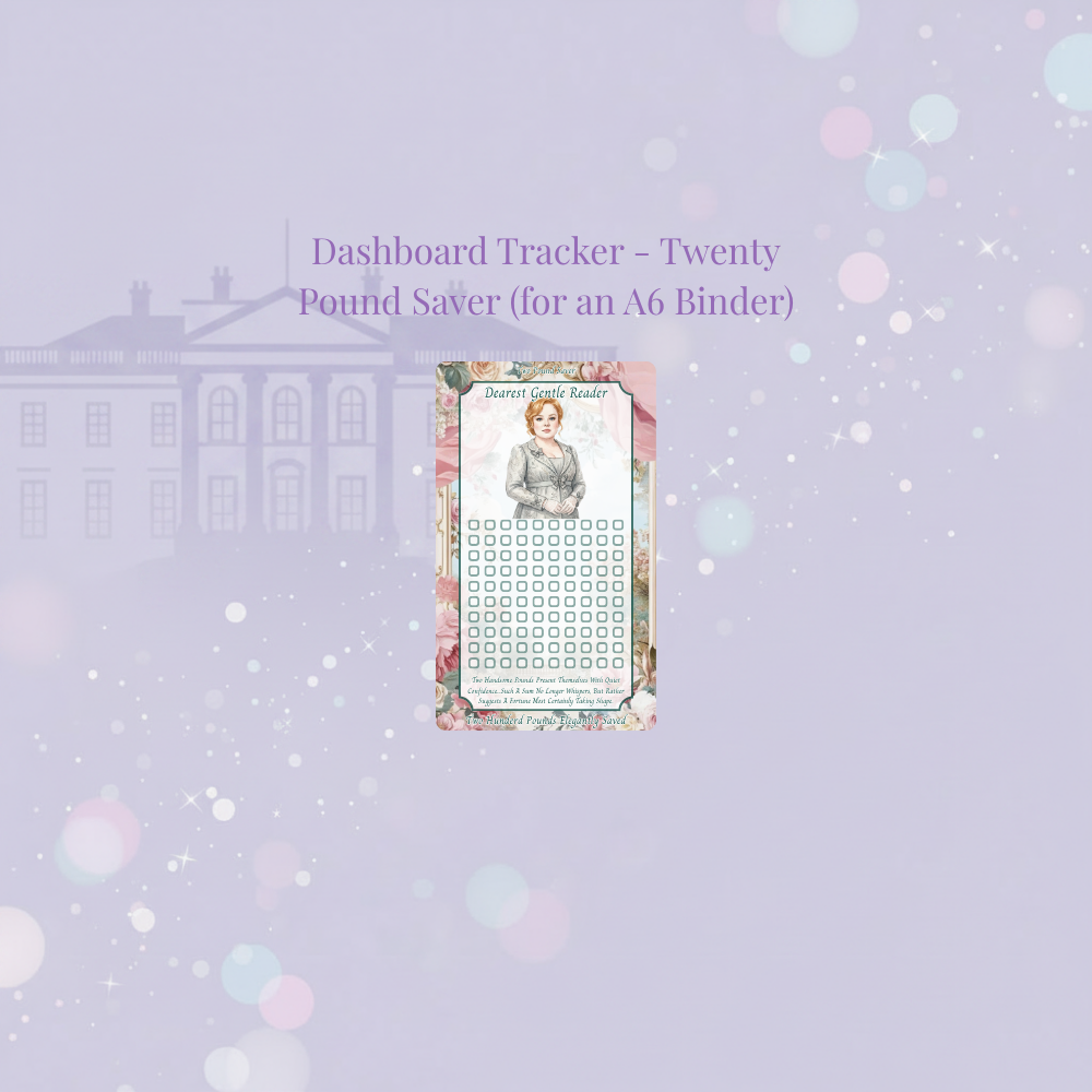🌹👑 Bridgerton Coin & Notes Savings Tracker 👑🌹