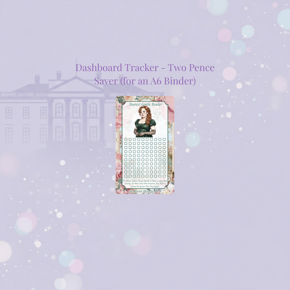 🌹👑 Bridgerton Coin & Notes Savings Tracker 👑🌹