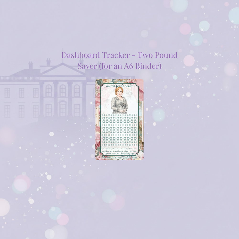 🌹👑 Bridgerton Coin & Notes Savings Tracker 👑🌹