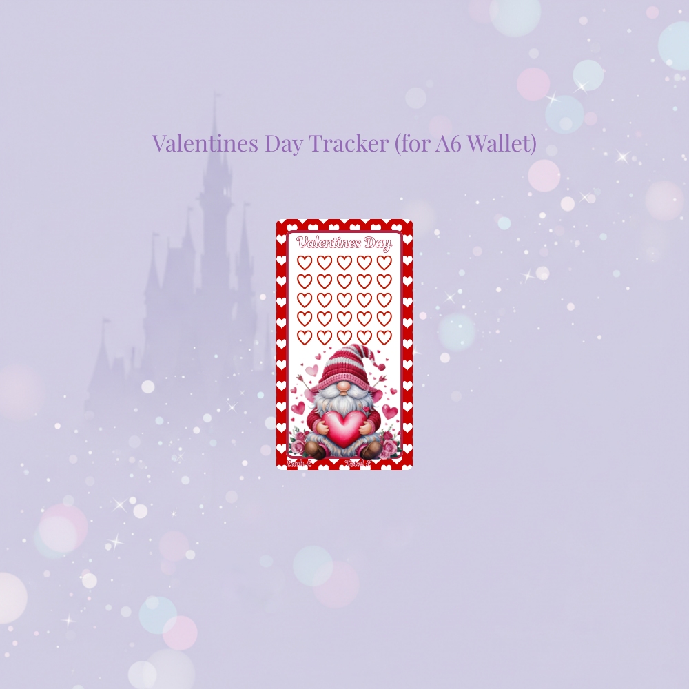 💝🌹 Valentine's Day Savings Tracker 🌹💝