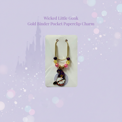 🪆✨ Seasonal Gonk Binder Pocket Charms ✨🪆 | Gold Paperclip