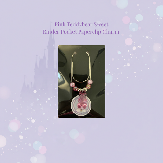 🐻✨ Teddybear Sweet Binder Pocket Paperclip Charms ✨🐻
